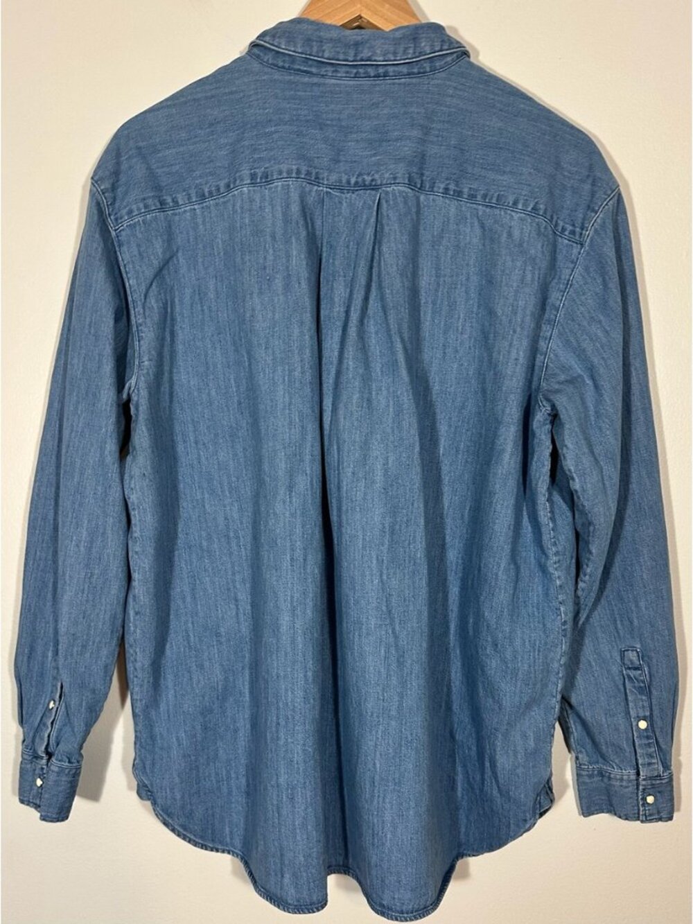 Sezane Chambray Shirt Size 40 - Picture 9 of 11